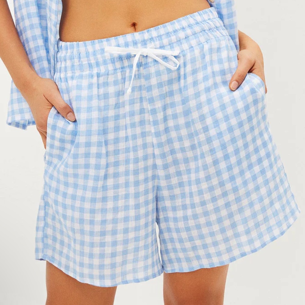 Frankies Bikinis Lou Linen Short